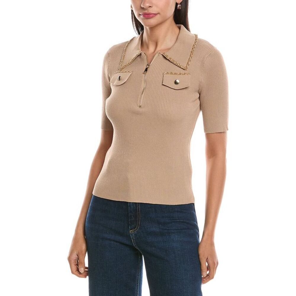 Nanette Nanette Lepore Womens  T-Shirt, Brown
